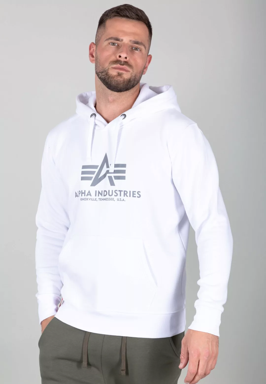 Alpha Industries Hoodie "Alpha Industries Men - Hoodies Basic Hoodie Reflec günstig online kaufen