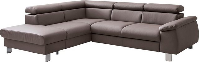 COTTA Ecksofa "Komaris L-Form", inklusive Kopf- bzw. Rückenverstellung, wah günstig online kaufen