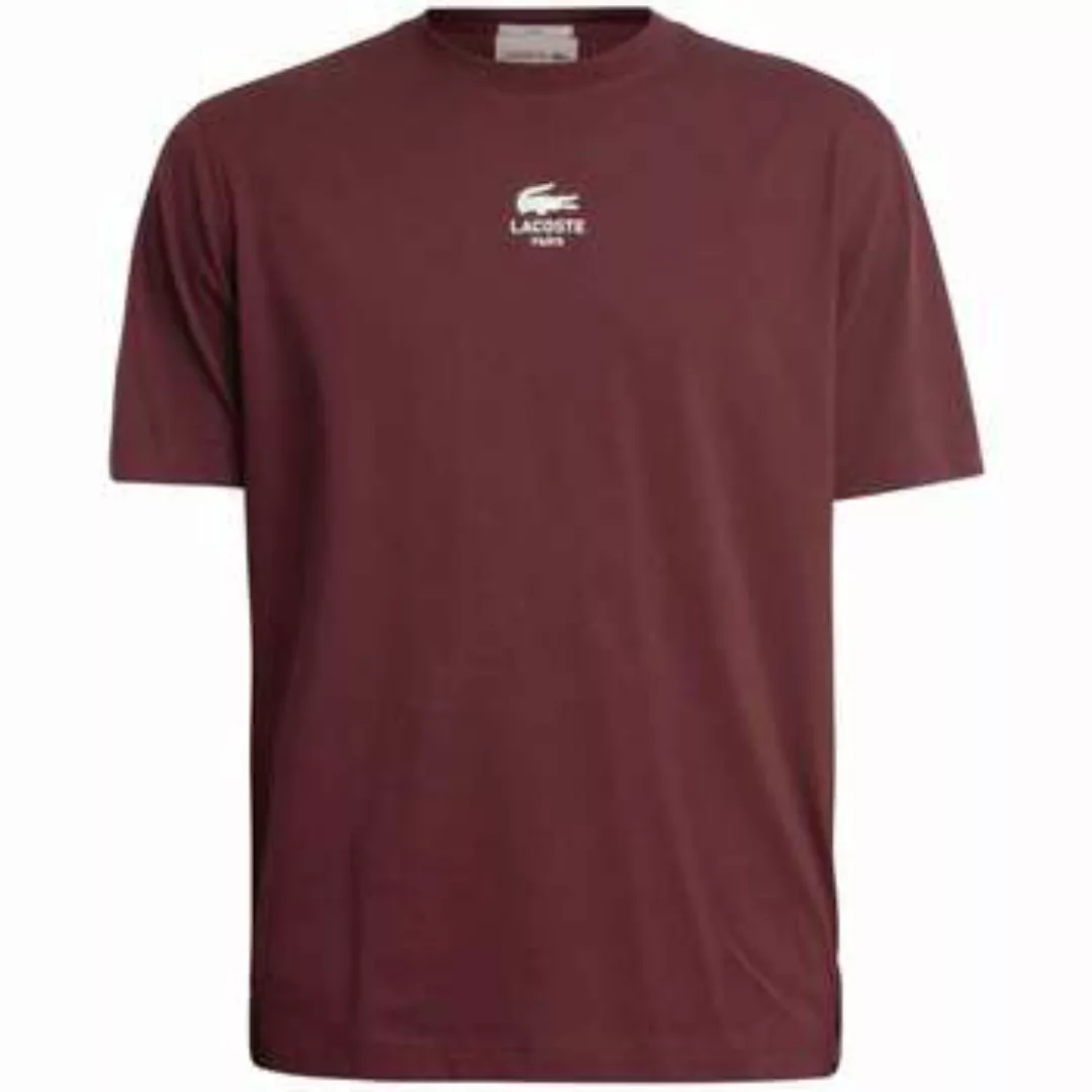 Lacoste  T-Shirt Baumwoll-T-Shirt Mit Signatur-Print günstig online kaufen