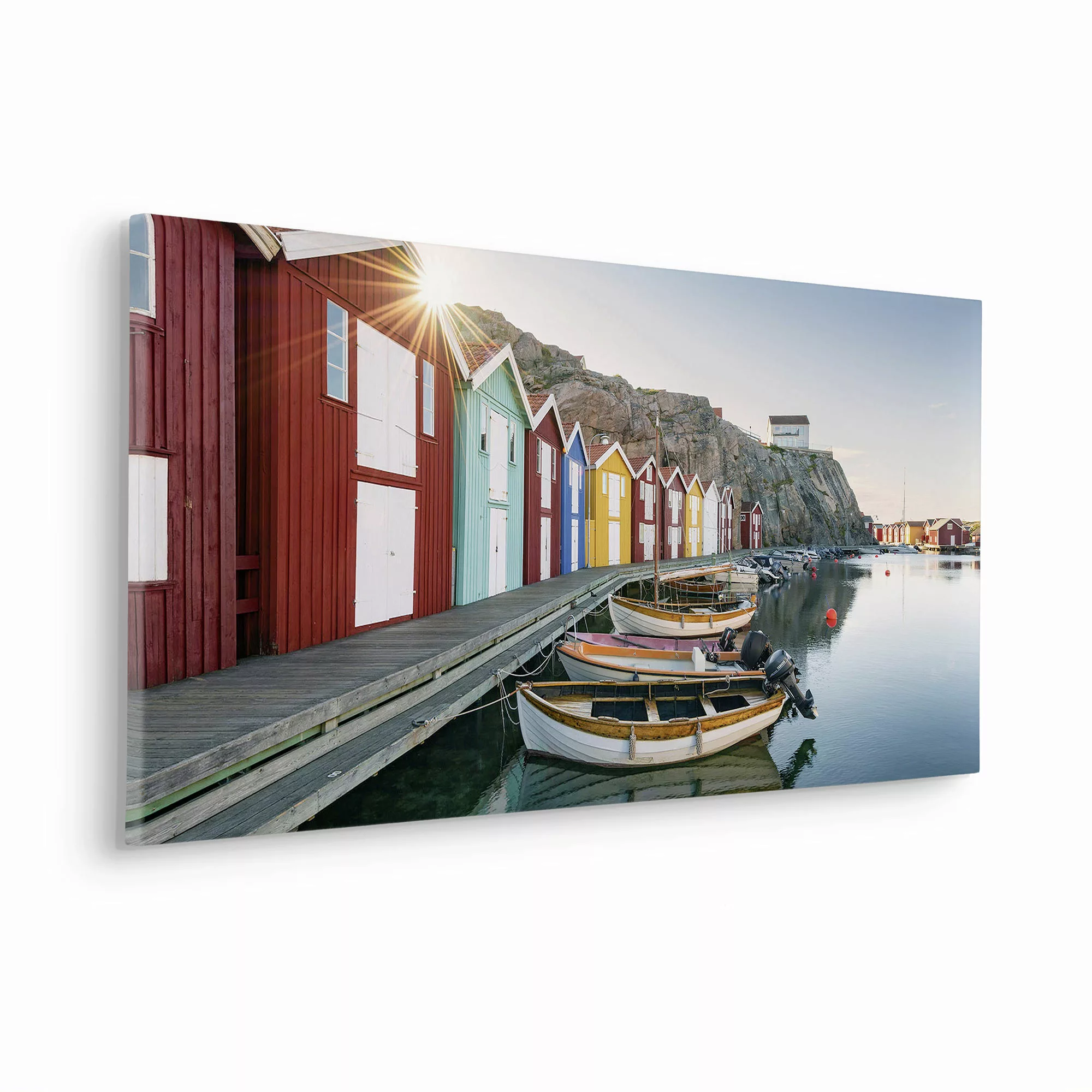 Komar Leinwandbild "Malerische Smögen - Größe 90 x 40 cm", Baum-Blätter-Nat günstig online kaufen