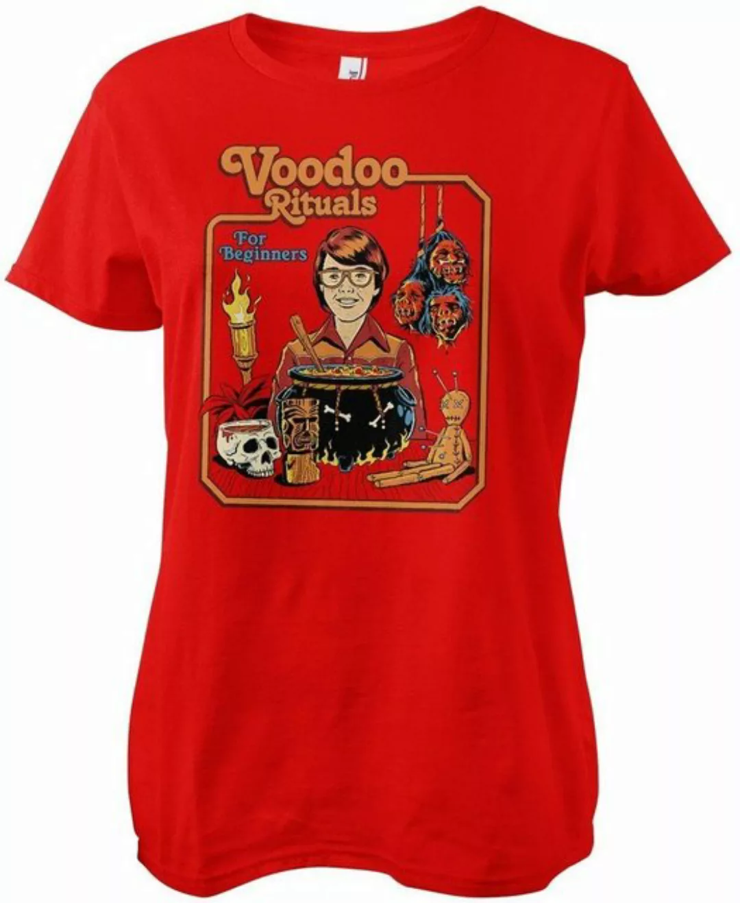 Steven Rhodes T-Shirt Voodoo Rituals For Beginners Girly Tee günstig online kaufen