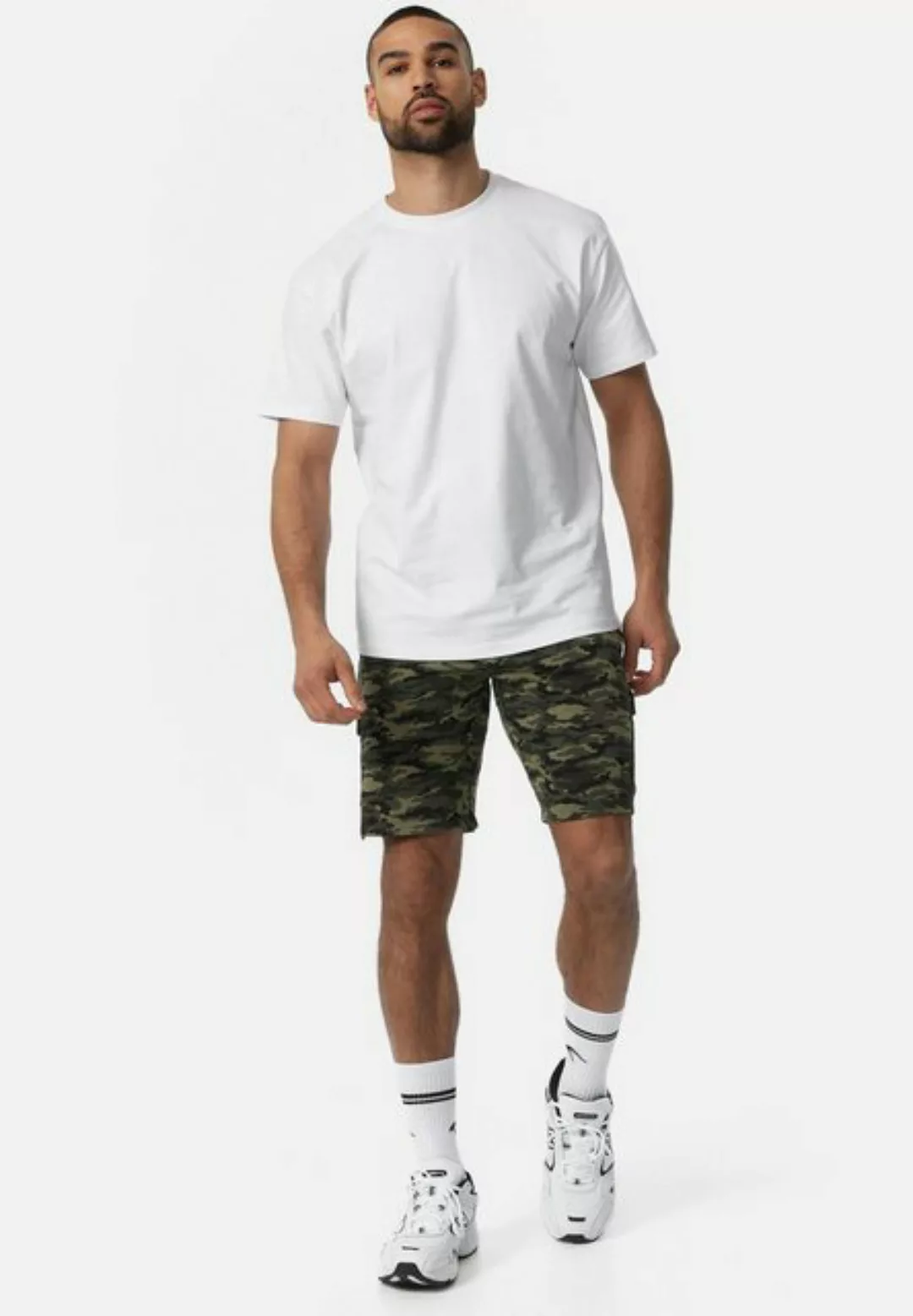 Indicode Sweatshorts White Rock günstig online kaufen