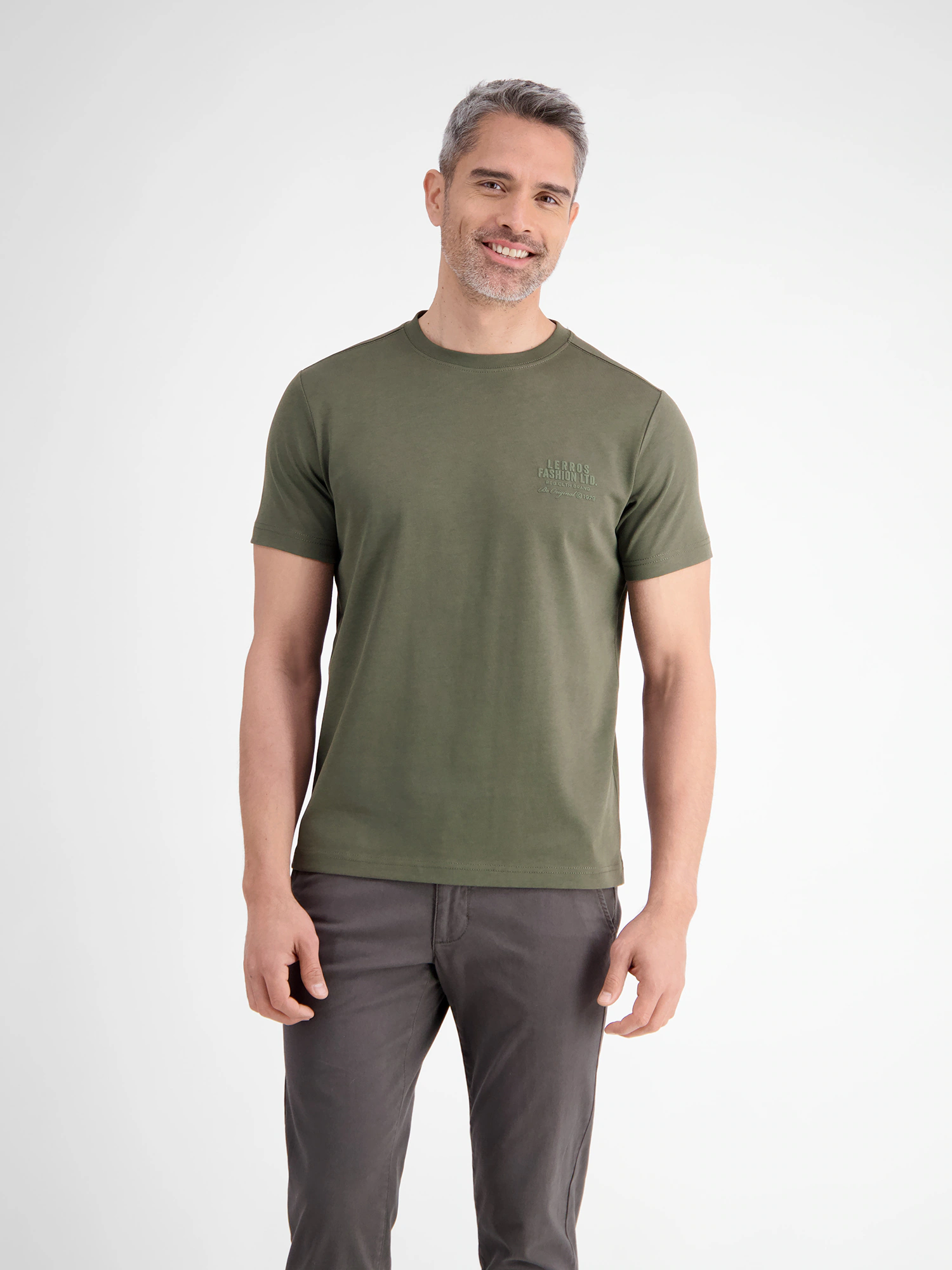 LERROS T-Shirt "LERROS Herren T-Shirt in weicher Jerseyqualität" günstig online kaufen