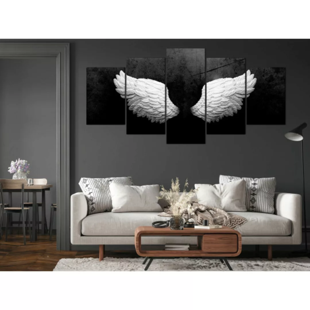 Wandbild Feathered Wings (5 Parts) Wide XXL günstig online kaufen