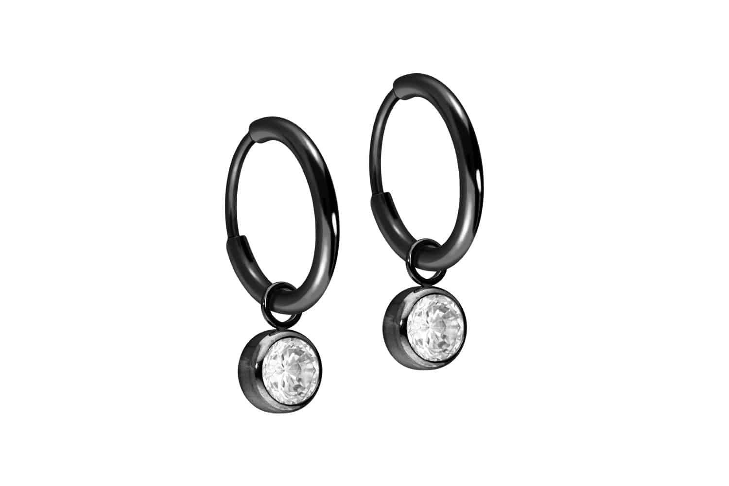 FILANGO Piercing-Set Titan Ohrclicker Creolen RUNDER günstig online kaufen