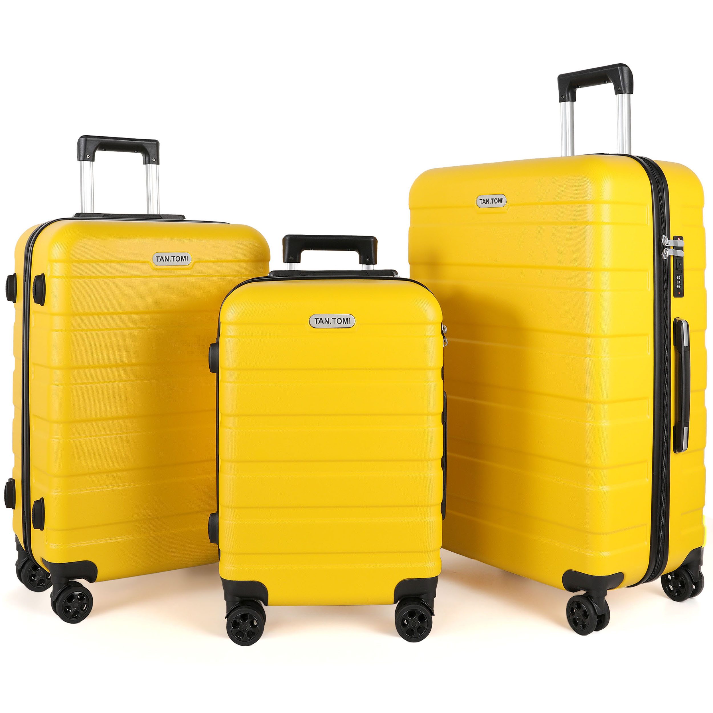 TAN.TOMI Kofferset Trolleyset 3-teilig (M,L,XL) ABS günstig online kaufen