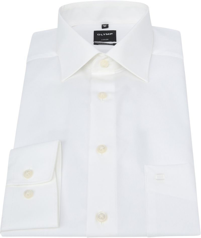OLYMP Luxor Hemd Gebrochenes Weiß Modern Fit - Größe 40 günstig online kaufen