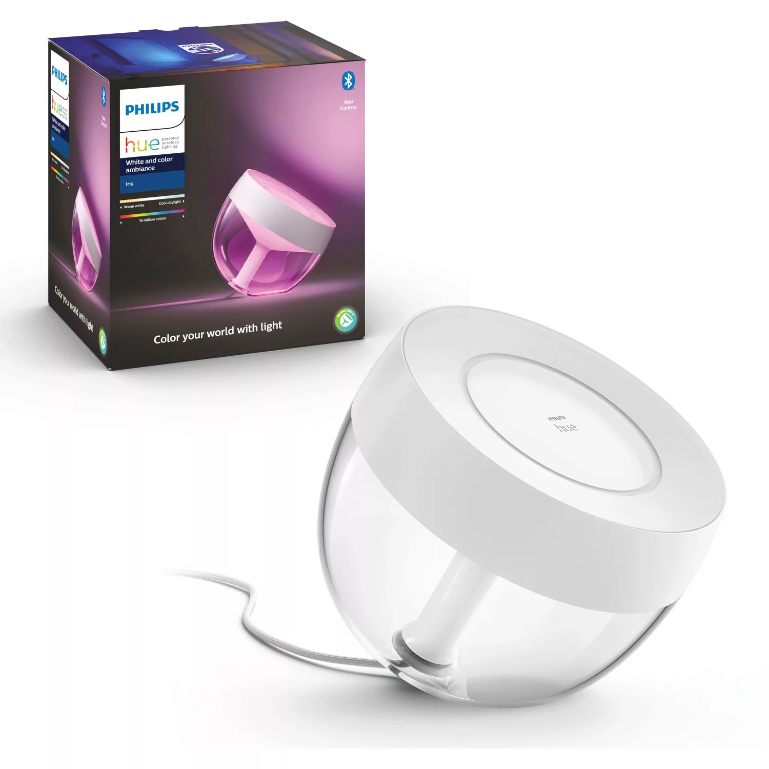 Philips Hue Iris WACA LED-Tischleuchte, weiß günstig online kaufen