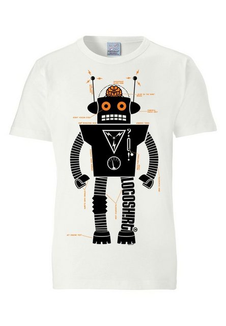 LOGOSHIRT T-Shirt Roboter Logoshirt Logo mit Roboter-Print günstig online kaufen