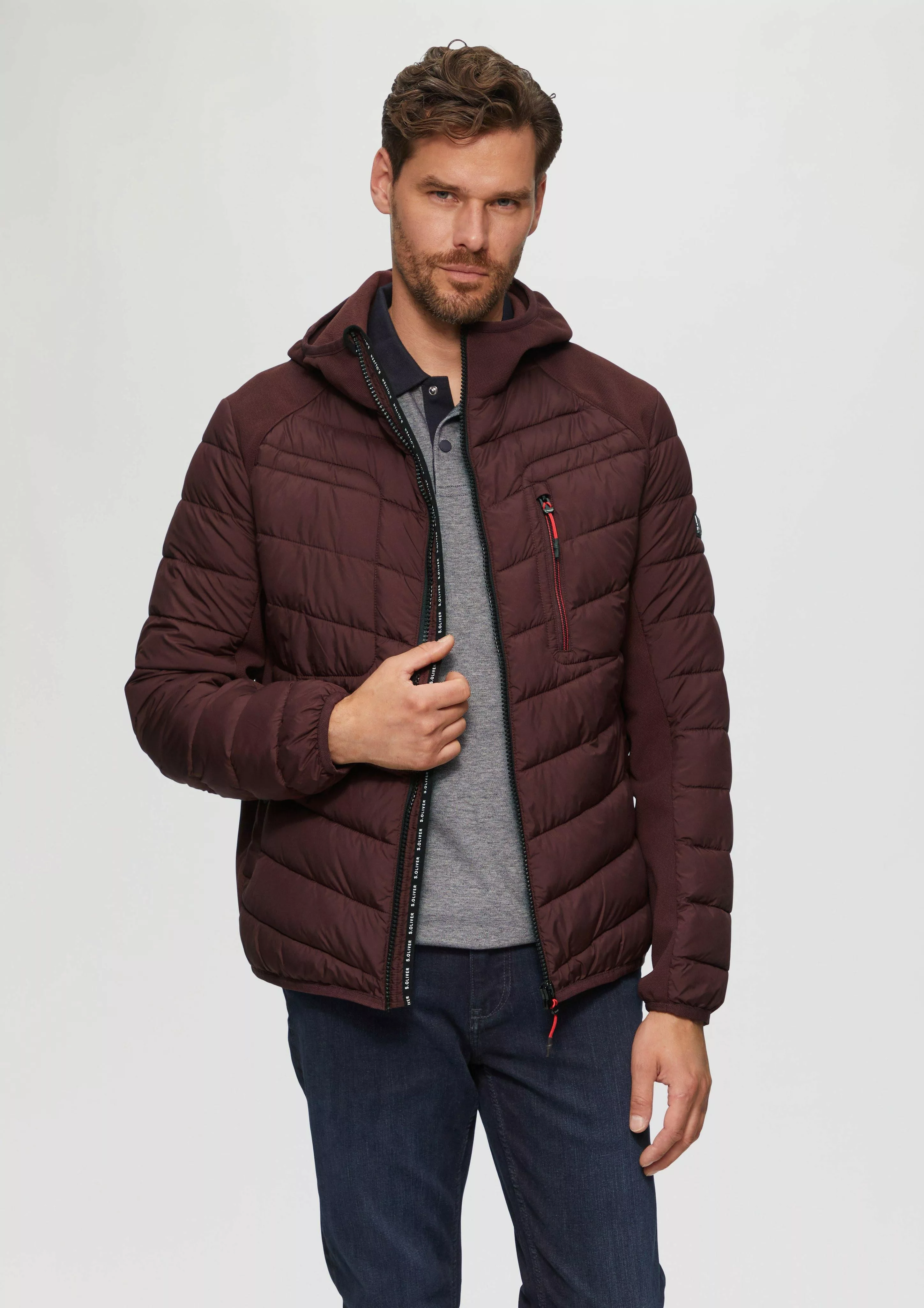 s.Oliver Allwetterjacke Pufferjacke im Fabricmix mit günstig online kaufen