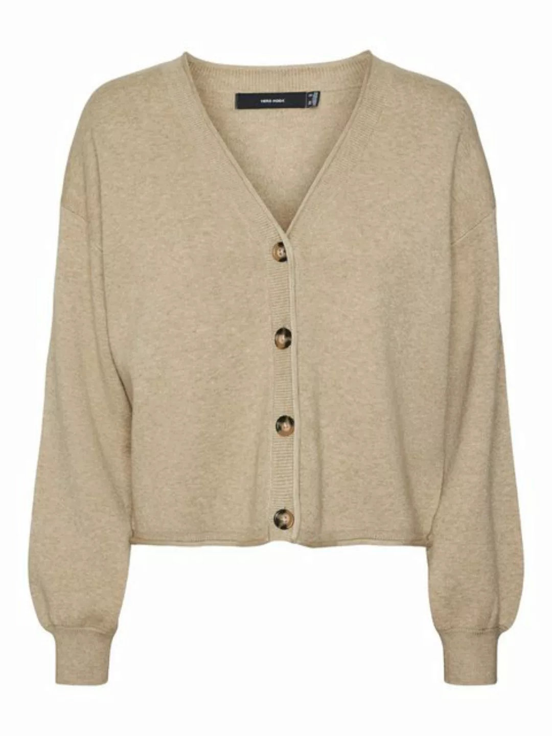 Vero Moda Strickjacke VMGOLD ROLL LS V-NECK CARDIGAN günstig online kaufen