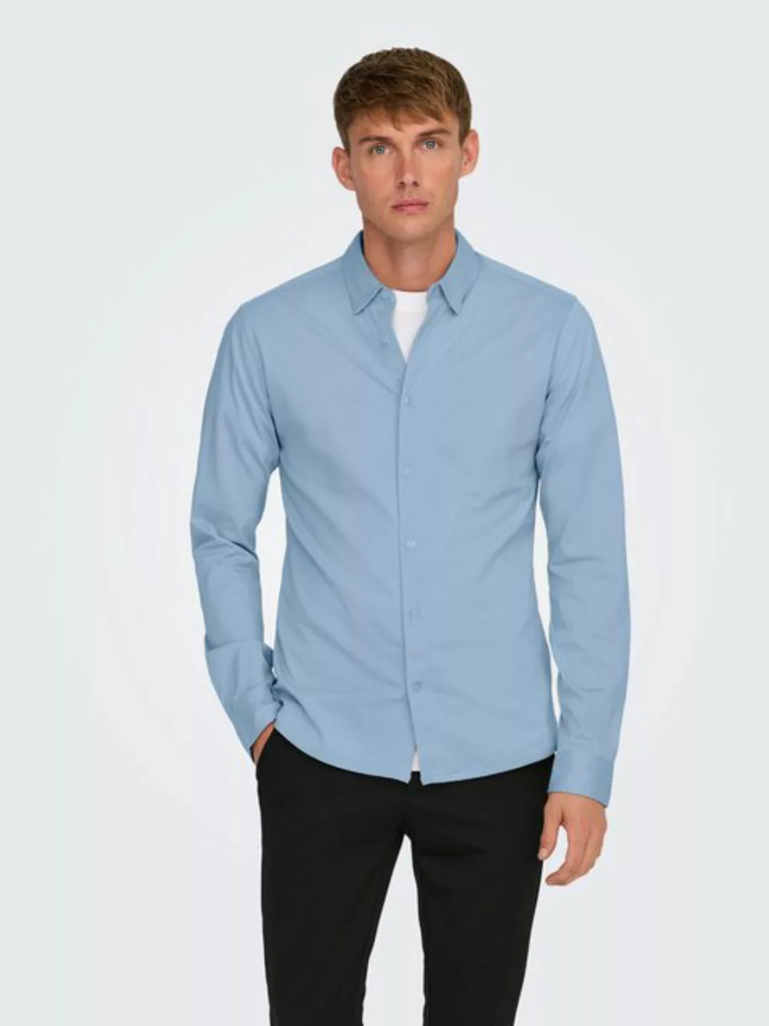 ONLY & SONS Langarmhemd ONSROBIN B/U LS STRETCH SHIRT NOOS günstig online kaufen