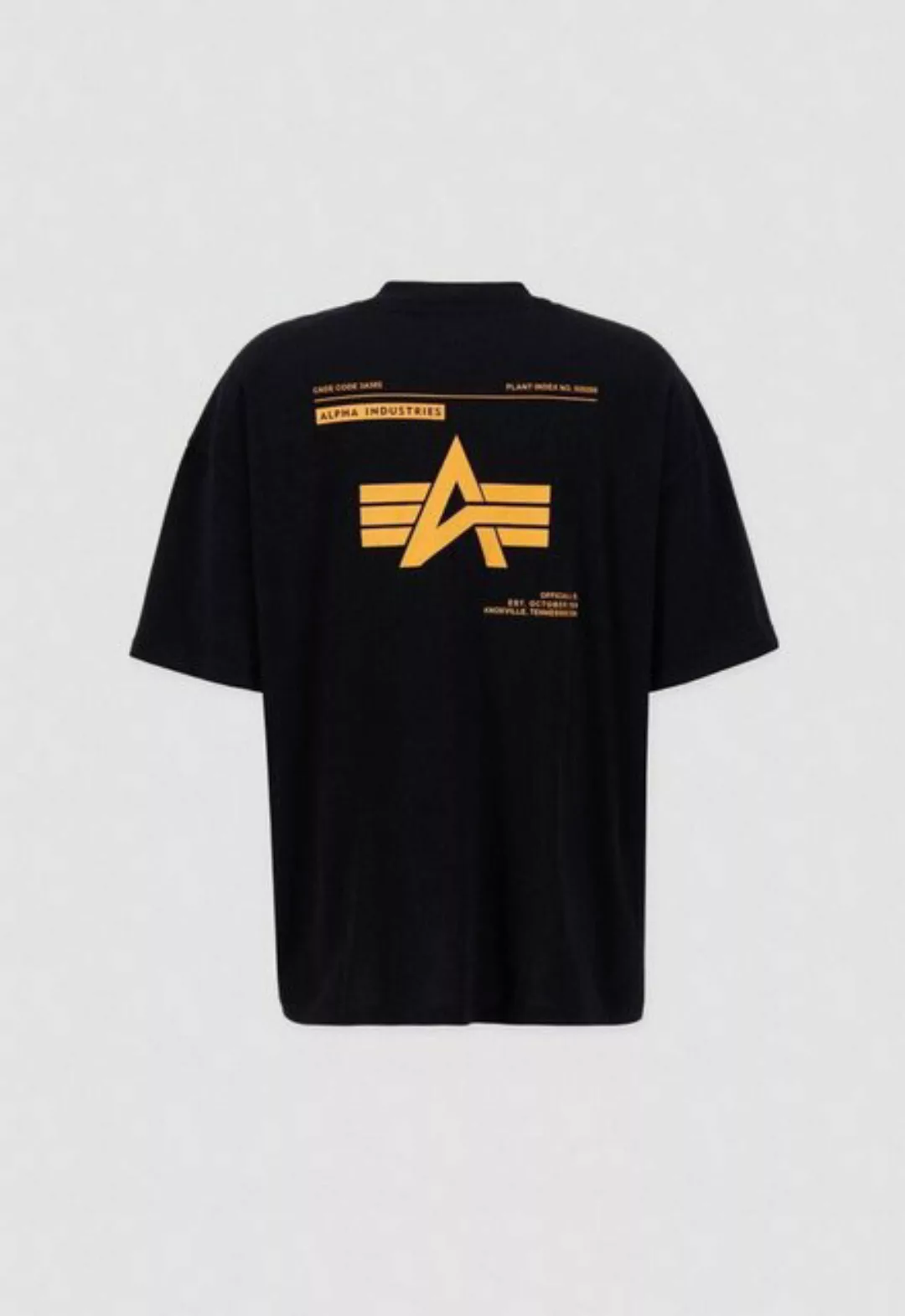 Alpha Industries T-Shirt - lässiges weites  Oversized Shirt mit Backprint - günstig online kaufen