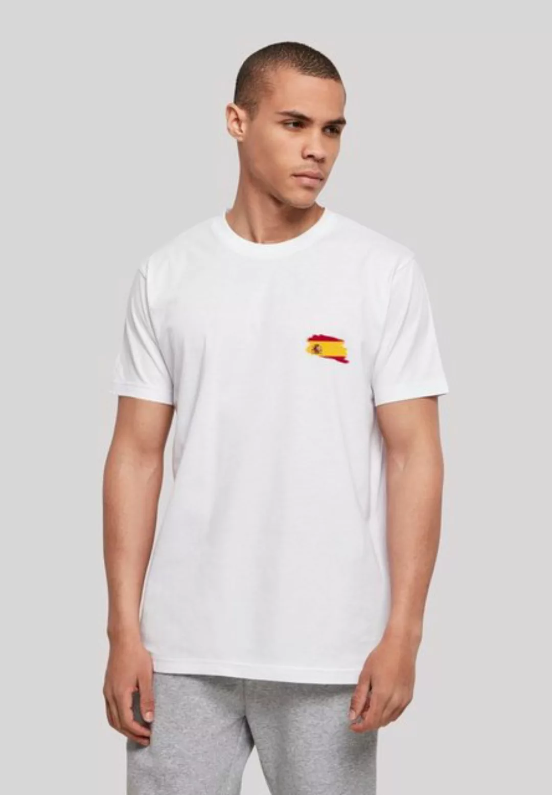 F4NT4STIC T-Shirt Spanien Flagge Spain Print günstig online kaufen