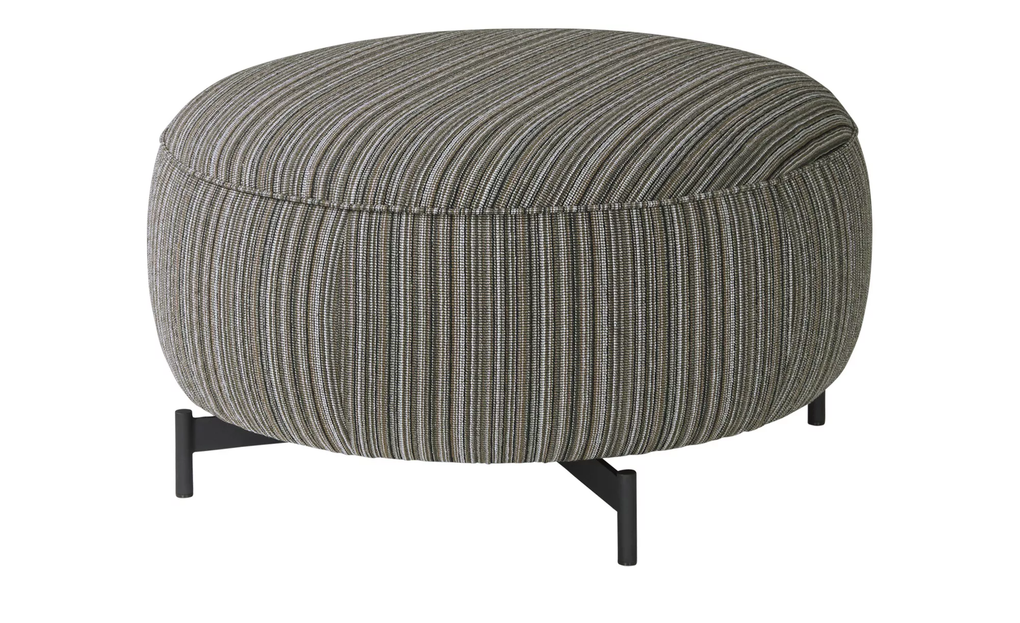 Hocker  Characters ¦ grau ¦ Maße (cm): B: 80 H: 46 T: 80  Ø: 80 Polstermöbe günstig online kaufen