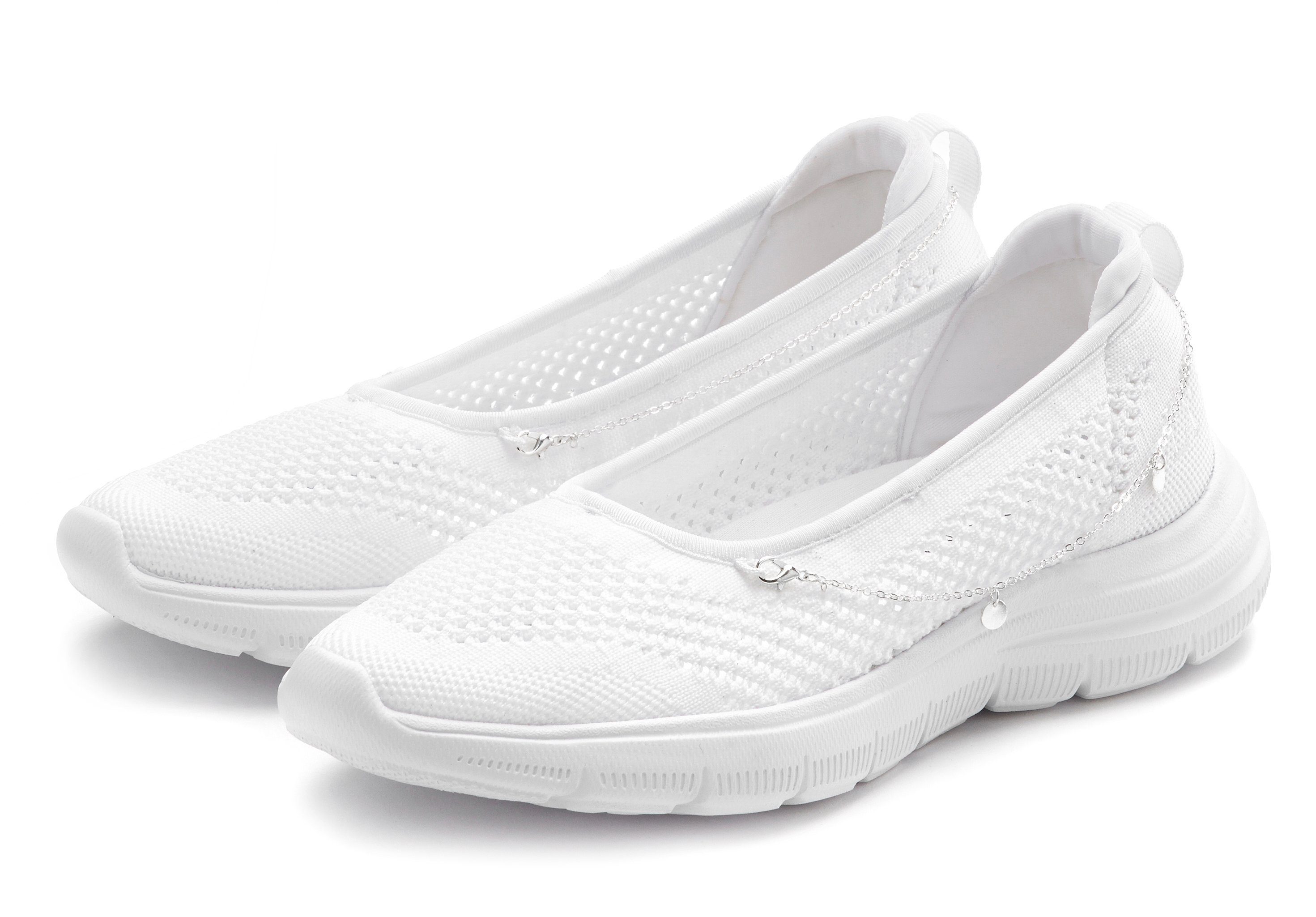 LASCANA Sneaker, Slipper, Ballerina, Halbschuhe zum Reinschlüpfen VEGAN günstig online kaufen