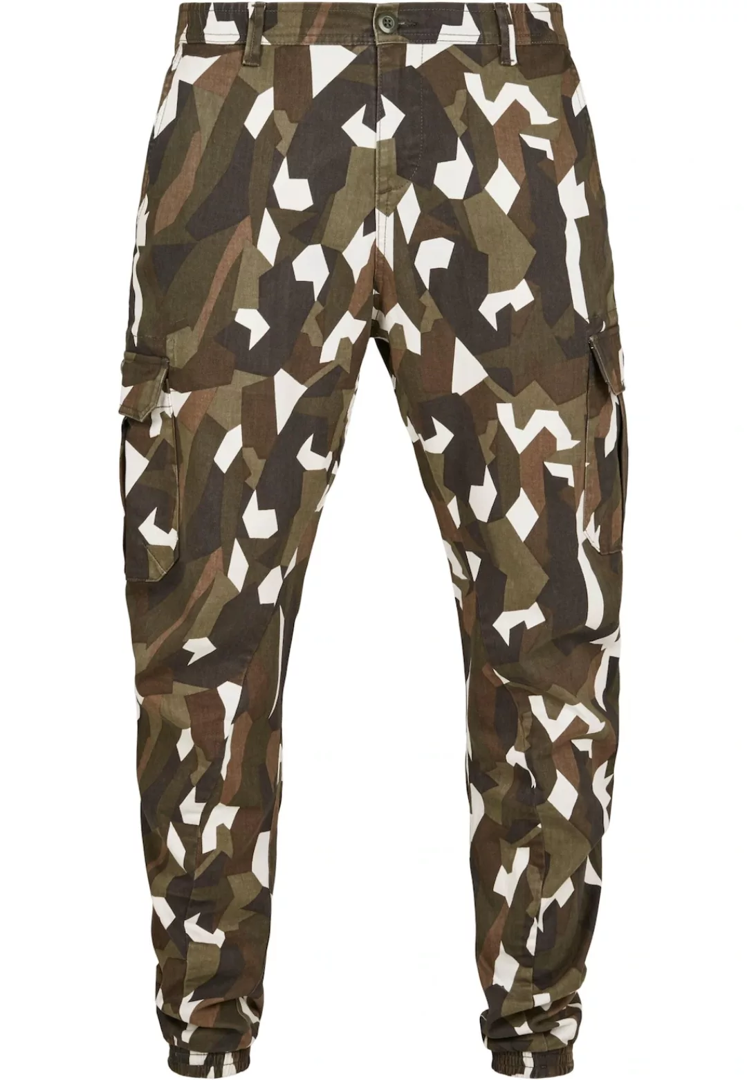 URBAN CLASSICS Cargohose "Urban Classics Herren Geometric Camo Stretch Twil günstig online kaufen