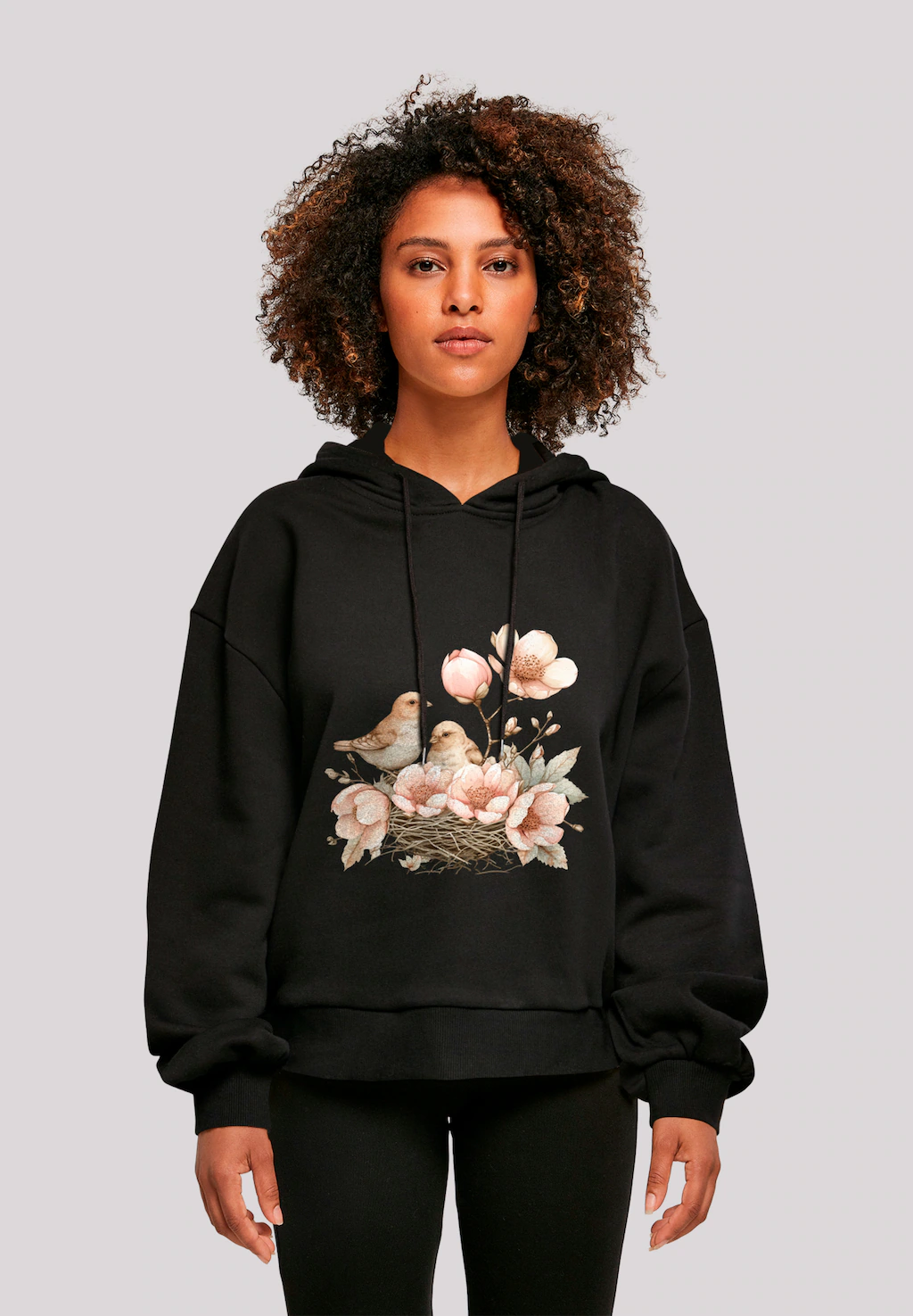 F4NT4STIC Sweatshirt "Vogelnest Blumen", Premium Qualität günstig online kaufen