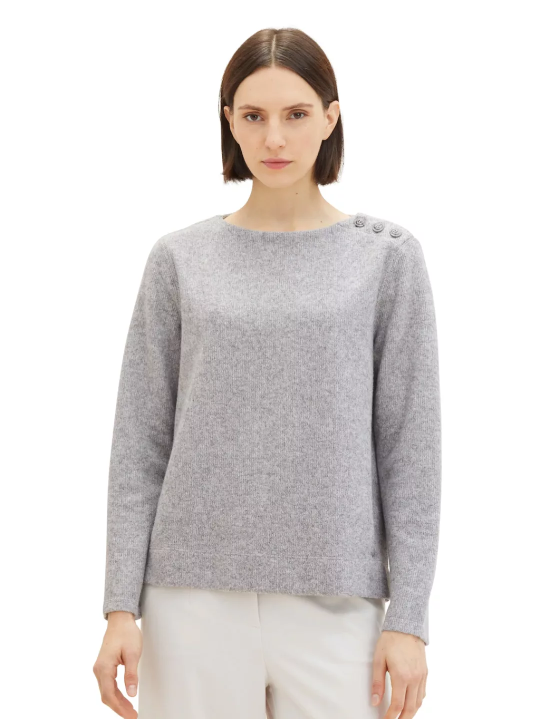 TOM TAILOR Sweatshirt mit Umschlagärmel günstig online kaufen
