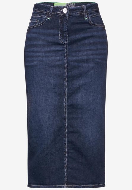 Cecil Sommerrock Style Denim Skirt Maxi Dark Bl günstig online kaufen