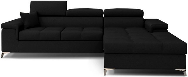 DB-Möbel Ecksofa RIKARDS mit Schlaffunktion 281X205cm. Ecksofa vom Herstell günstig online kaufen