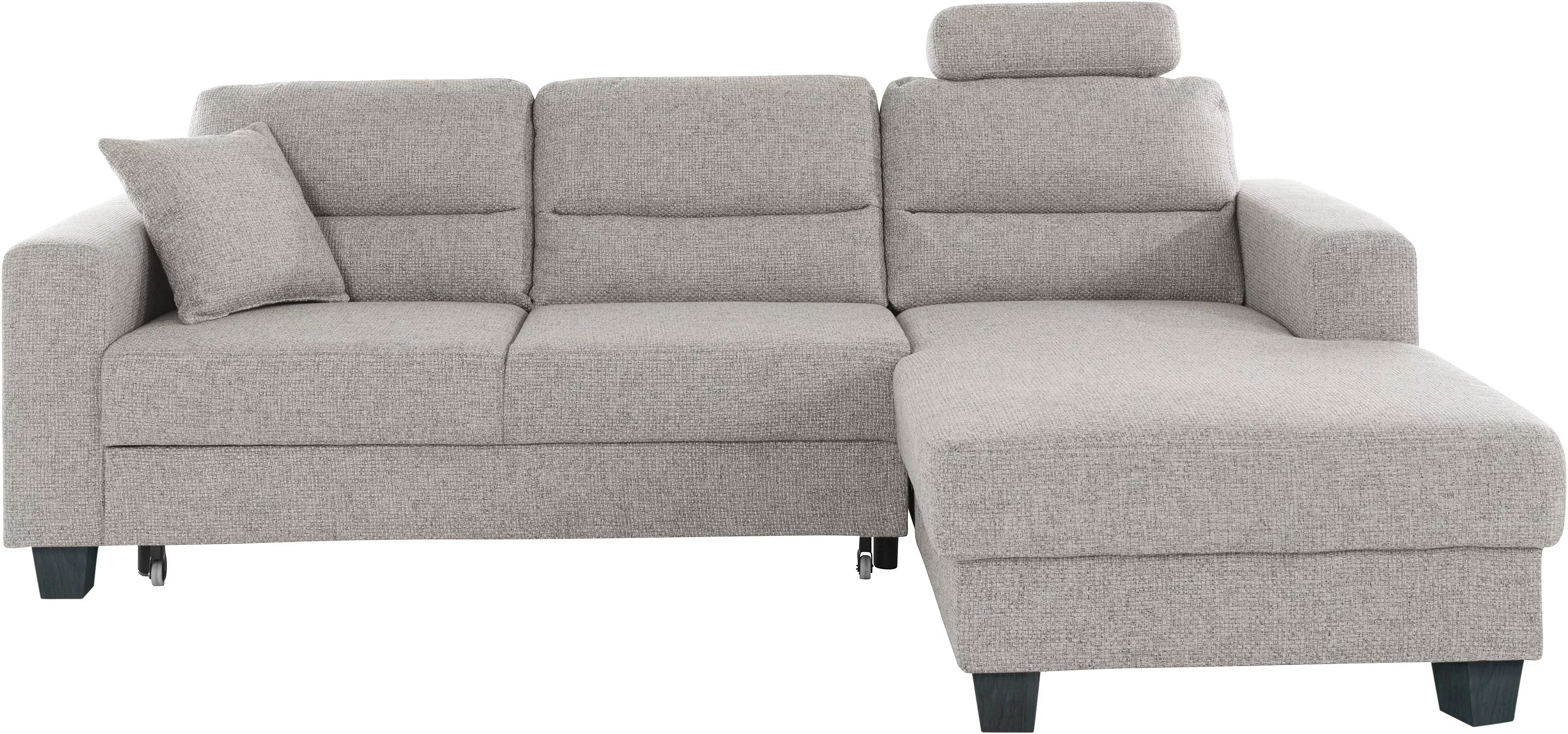 TRENDMANUFAKTUR Ecksofa "Chamber, zeitlos und modern, bequem mit hohem Sitz günstig online kaufen