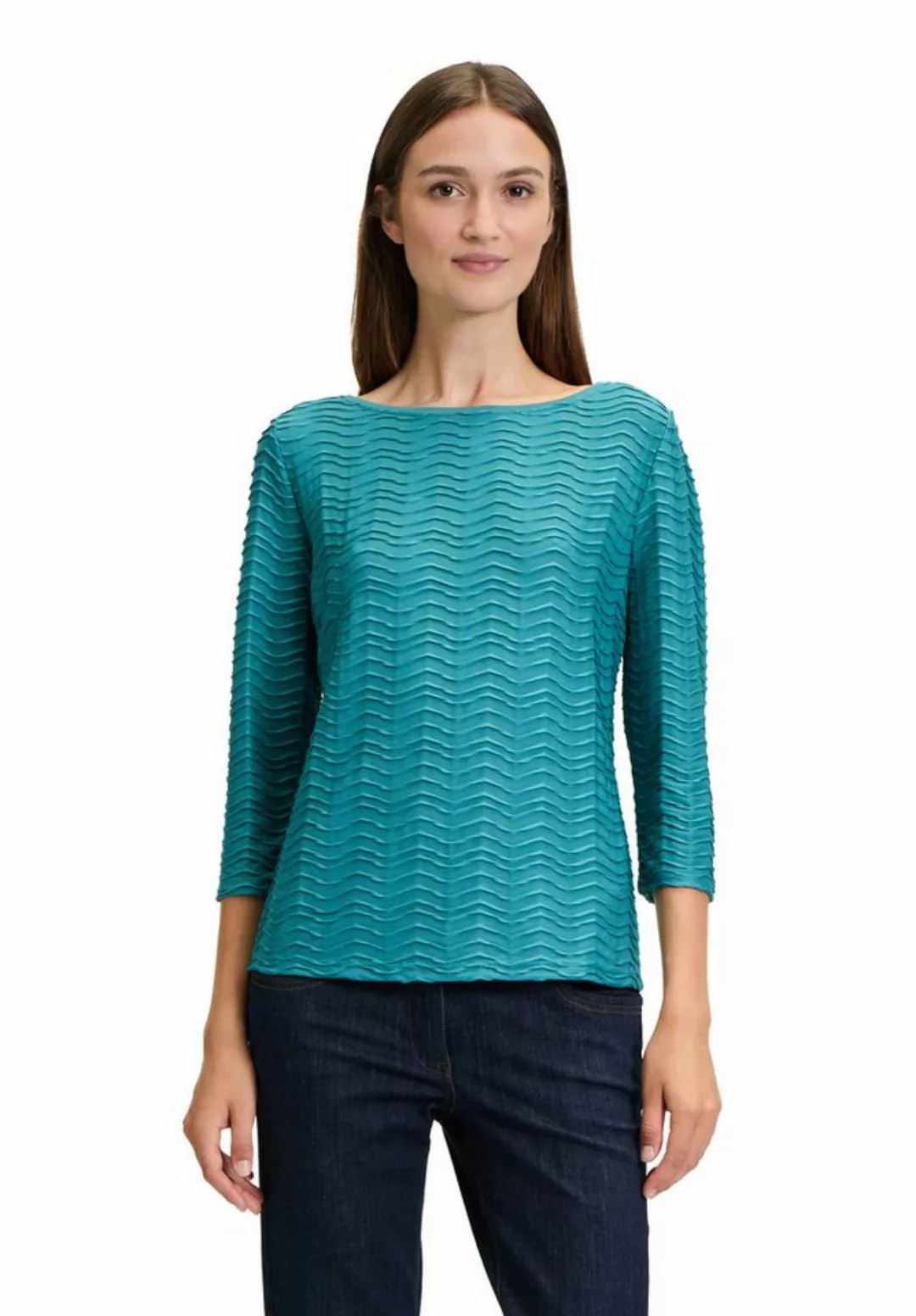 Betty Barclay 3/4-Arm-Shirt Betty Barclay Basic Shirt mit Rundhalsausschnit günstig online kaufen