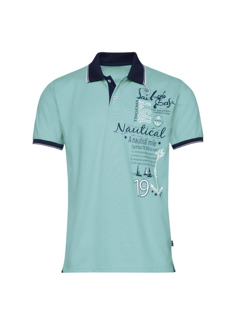 Trigema Poloshirt "TRIGEMA Poloshirt mit maritimem Printmotiv", (1 tlg.) günstig online kaufen