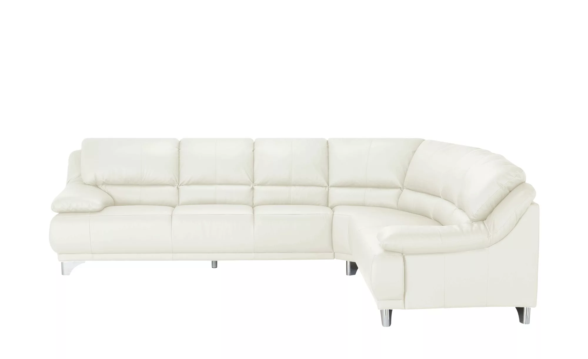 Ecksofa  aus Echtleder Maranello  ¦ weiß ¦ Maße (cm): B: 295 H: 87 T: 253.0 günstig online kaufen