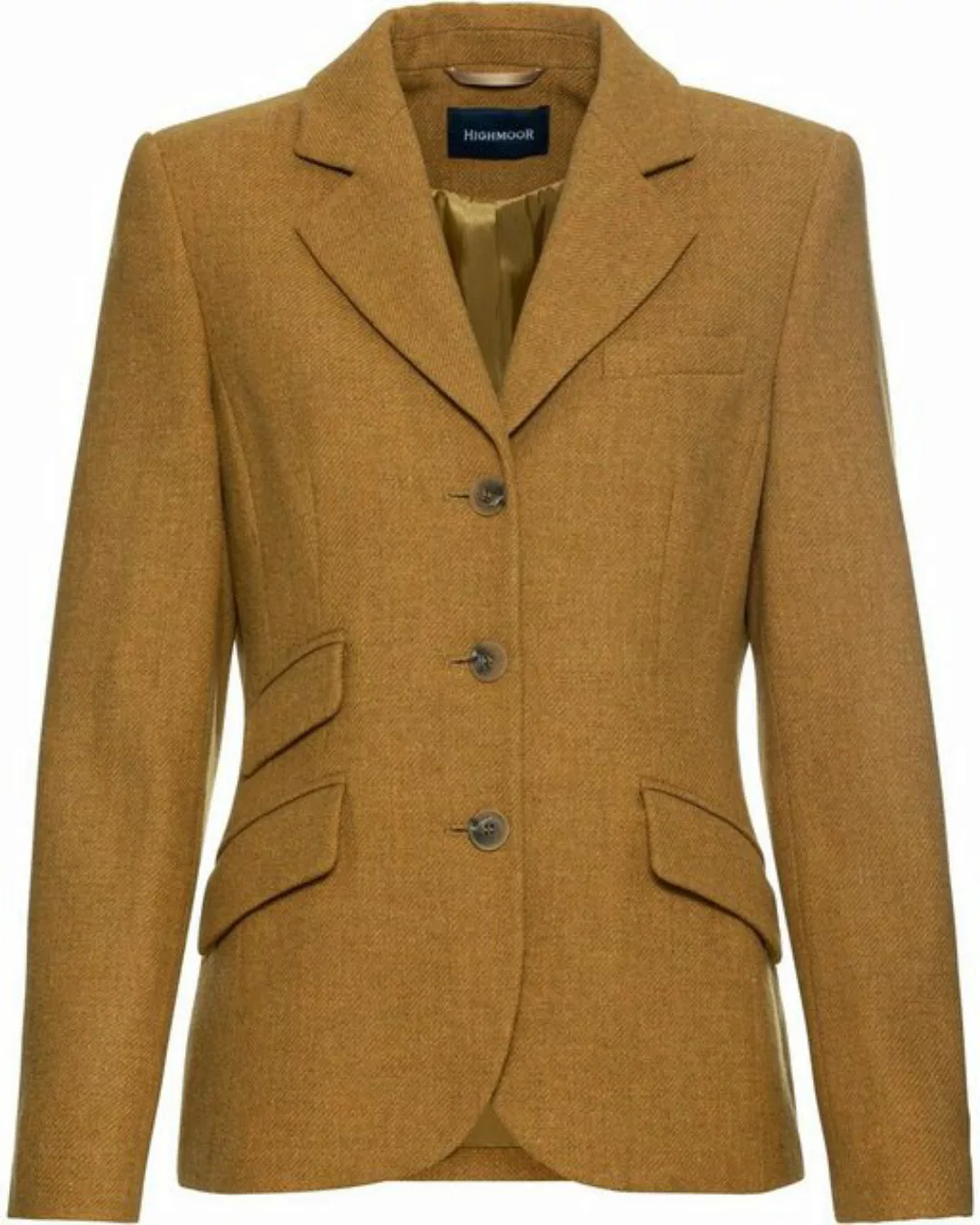 Highmoor Jackenblazer Tweedblazer mit Lodenkontrast günstig online kaufen