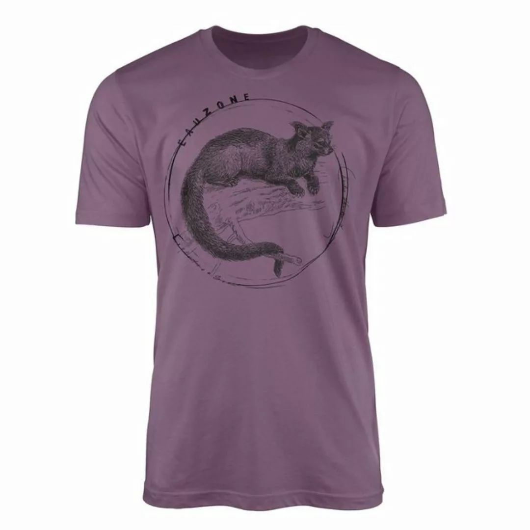 Sinus Art T-Shirt Evolution Herren T-Shirt Marderbär günstig online kaufen