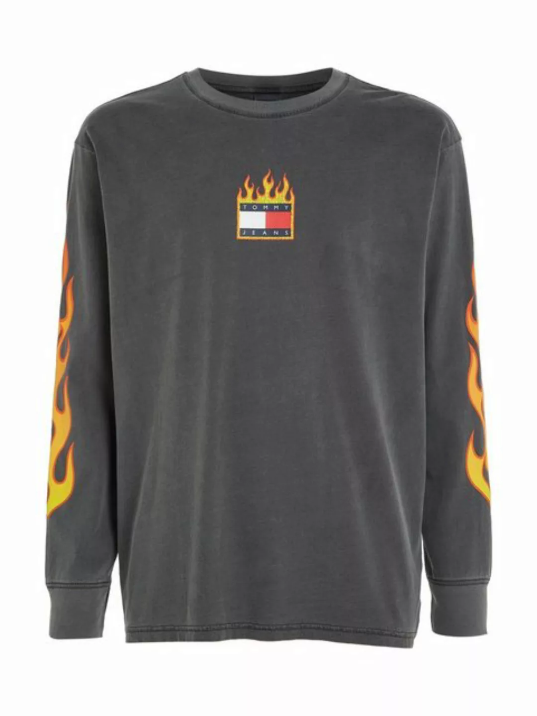 Tommy Jeans Langarmshirt TJM L/S BURNING BADGE TEE günstig online kaufen