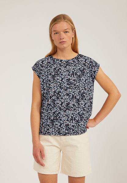 Jennaa Flower Sprinkle - Damen T-shirt Aus Tencel Lyocell Mix günstig online kaufen