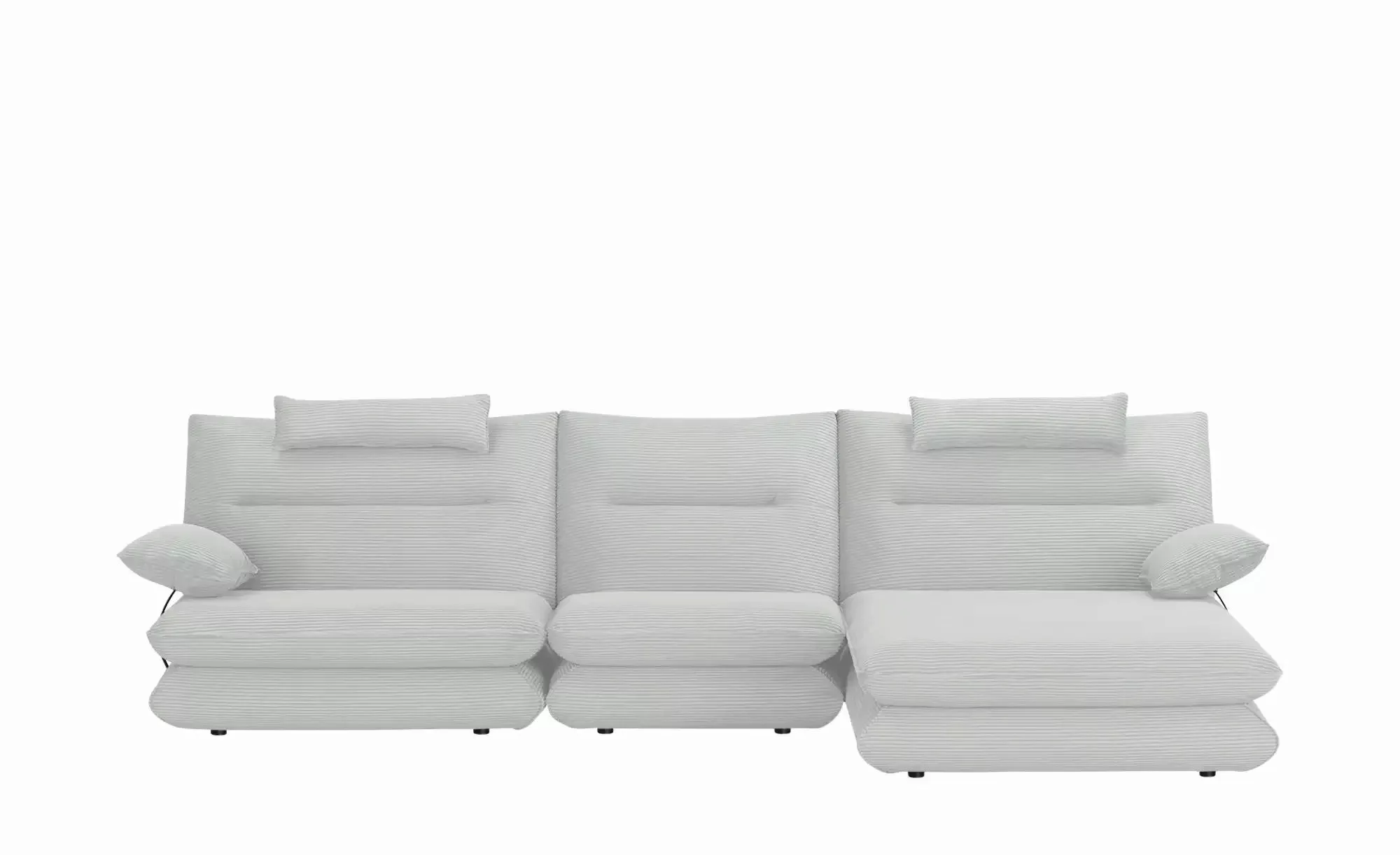 smart Ecksofa  Ellen ¦ grau ¦ Maße (cm): B: 343 H: 89 T: 173 Polstermöbel > günstig online kaufen