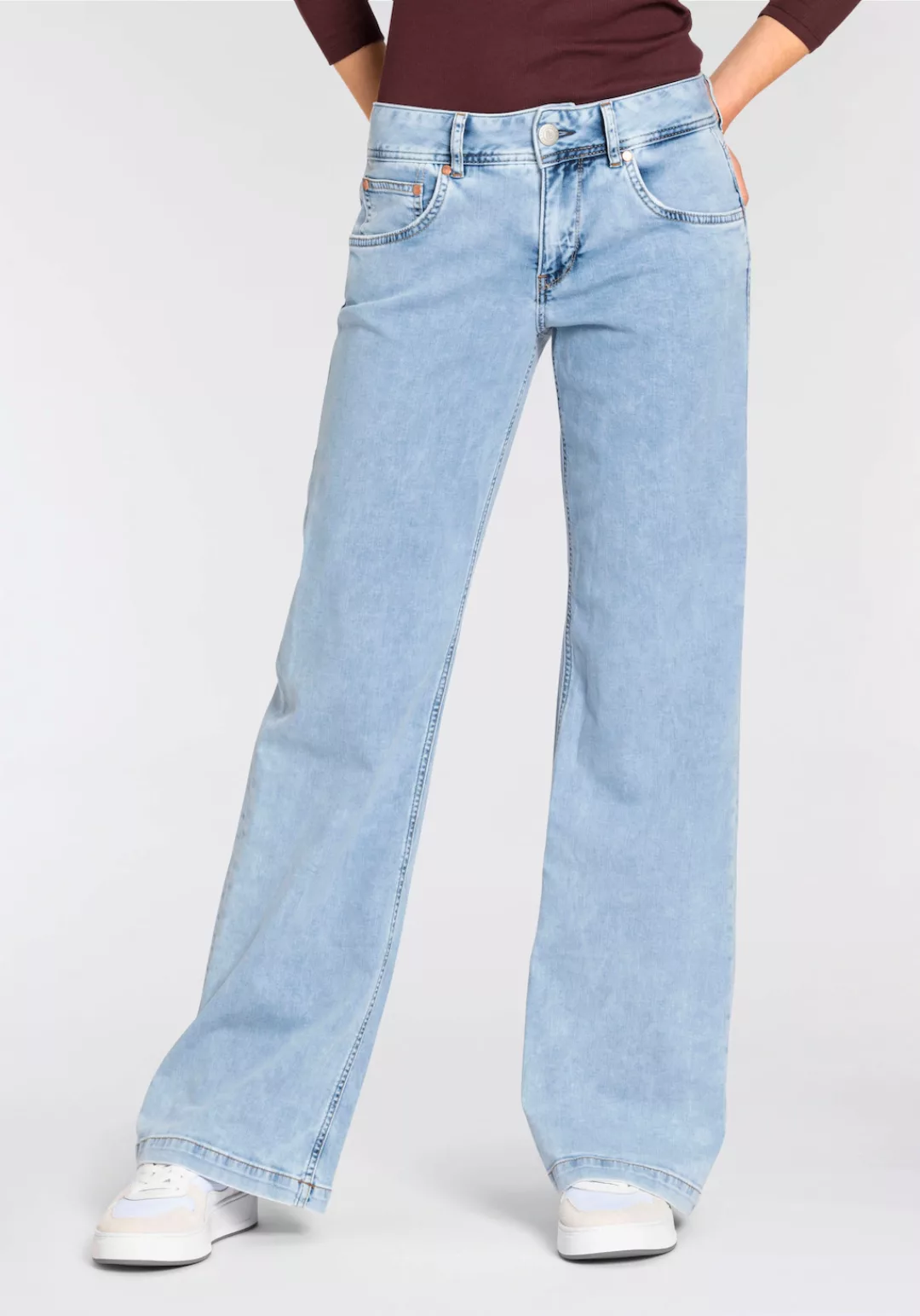Herrlicher Bootcut-Jeans Edna Light Denim günstig online kaufen