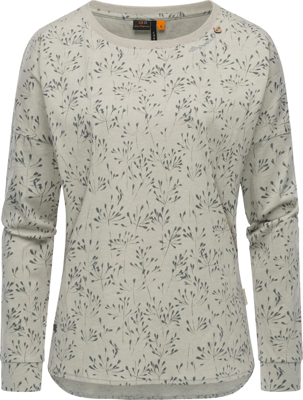 Ragwear Langarmshirt "Shimona Long Flowery", nachhaltigeres Damen Sweatshir günstig online kaufen