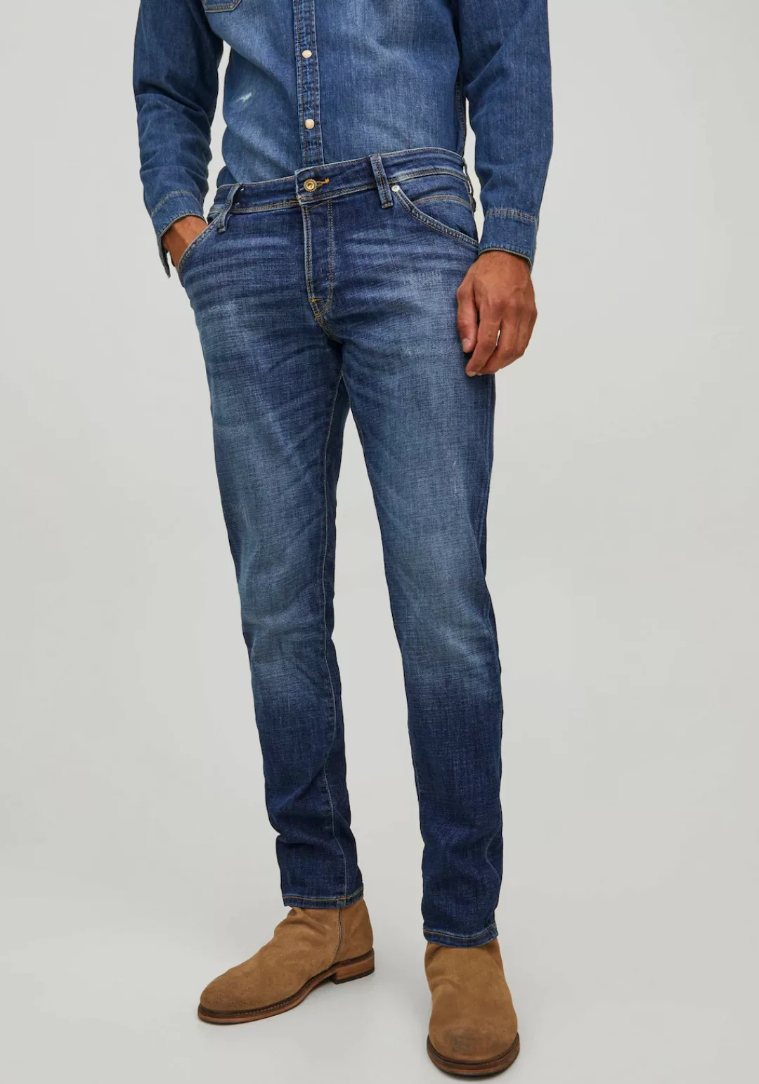 Jack & Jones Slim-fit-Jeans "JJIGLENN JJFOX JOS 047 50SPS" günstig online kaufen