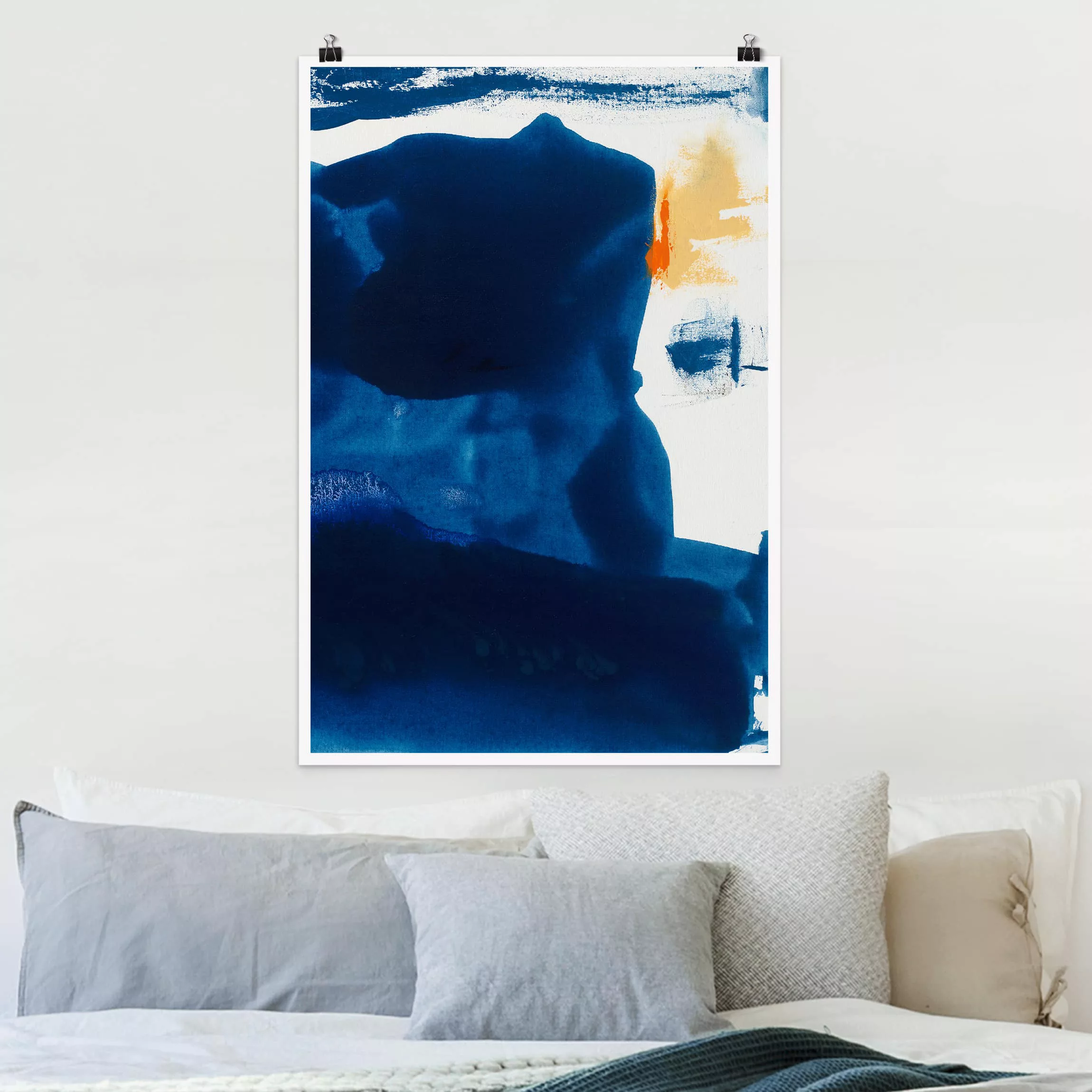 Poster Abstrakt - Hochformat Tag am Meer II günstig online kaufen