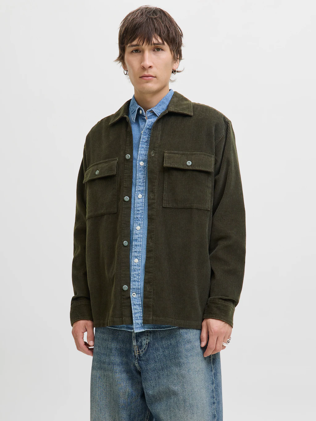 Jack & Jones Langarmhemd "JJEPERFECT CORDUROY OVERSHIRT LS SN" günstig online kaufen