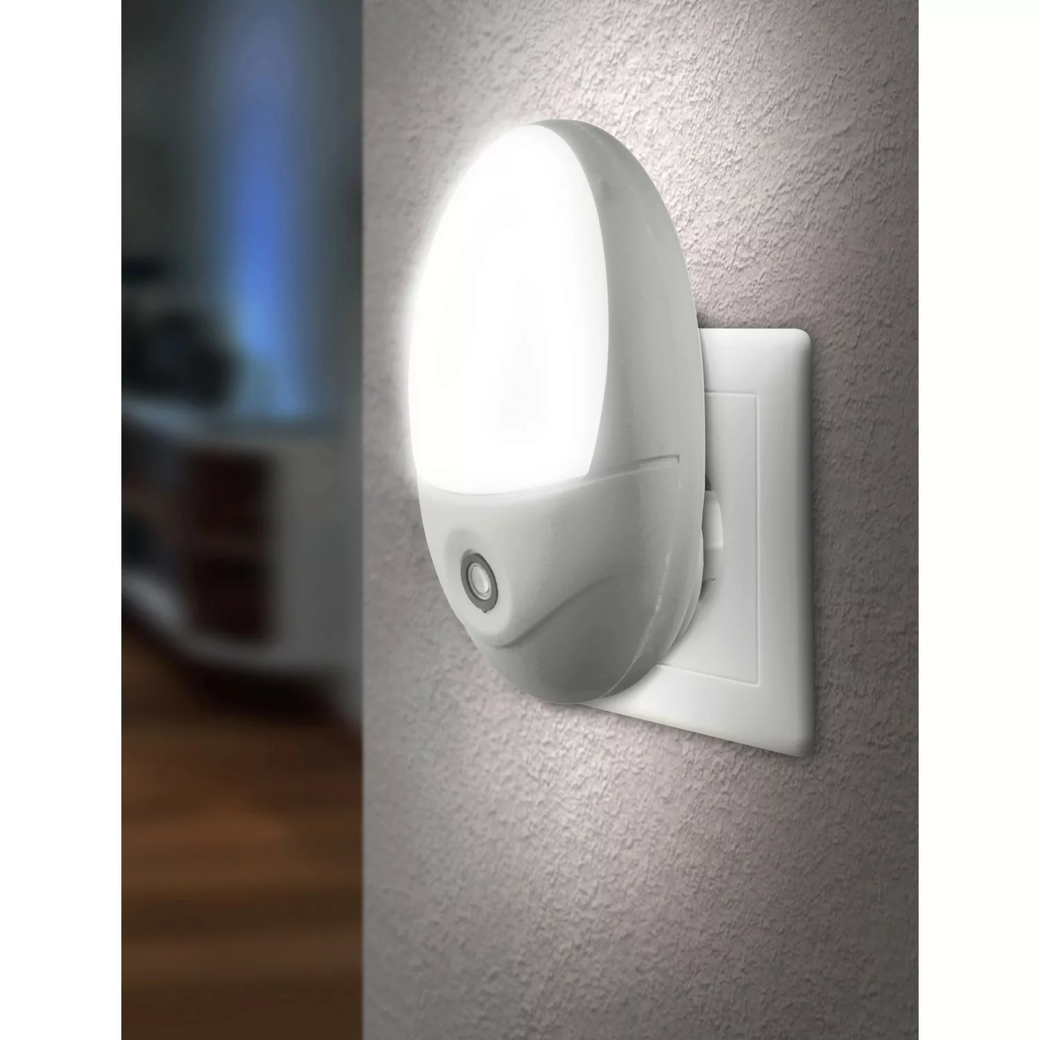 Globo LED-Nachtlicht Enio Plug-In Weiß günstig online kaufen