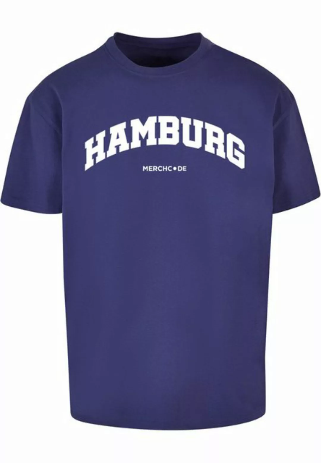 Merchcode T-Shirt Merchcode Herren Hamburg Wording - Heavy Oversize Tee (1- günstig online kaufen