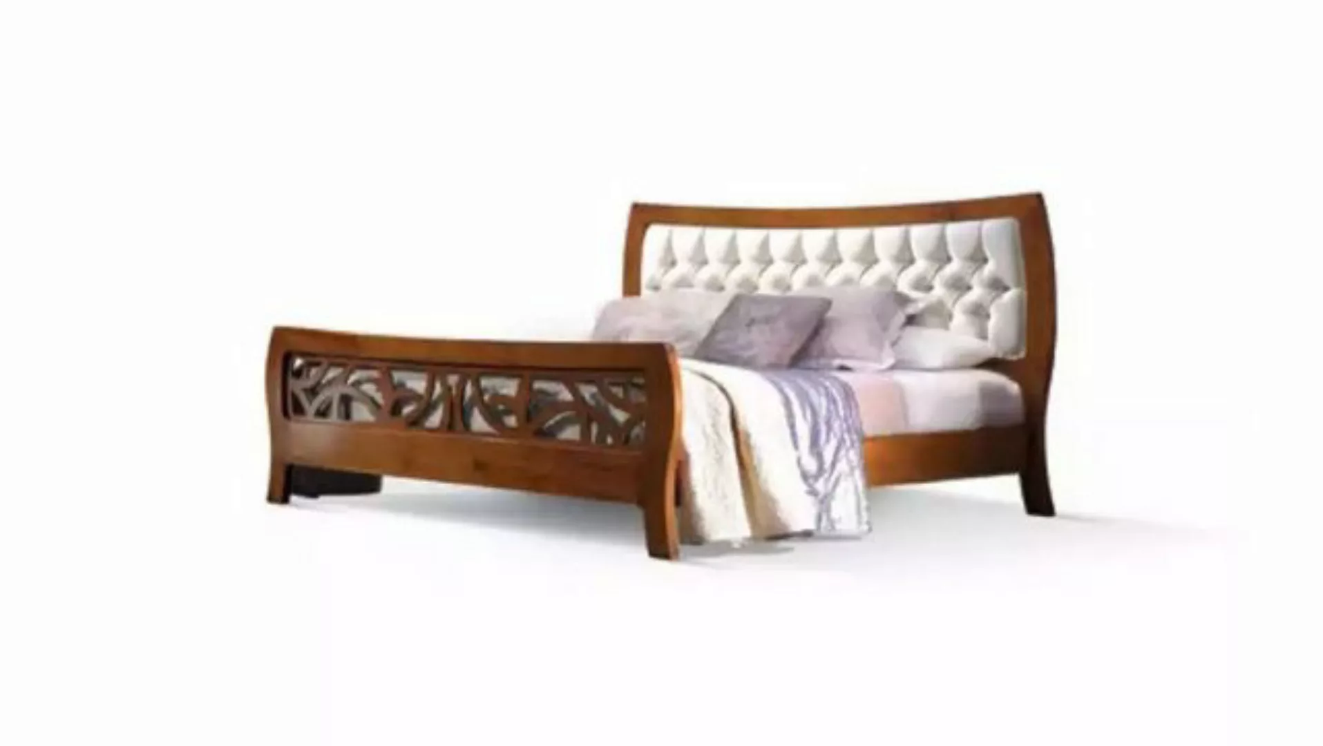 JVmoebel Bett Schlafzimmer Möbel Design Braun Bett Möbel Einrichtung Neu (1 günstig online kaufen