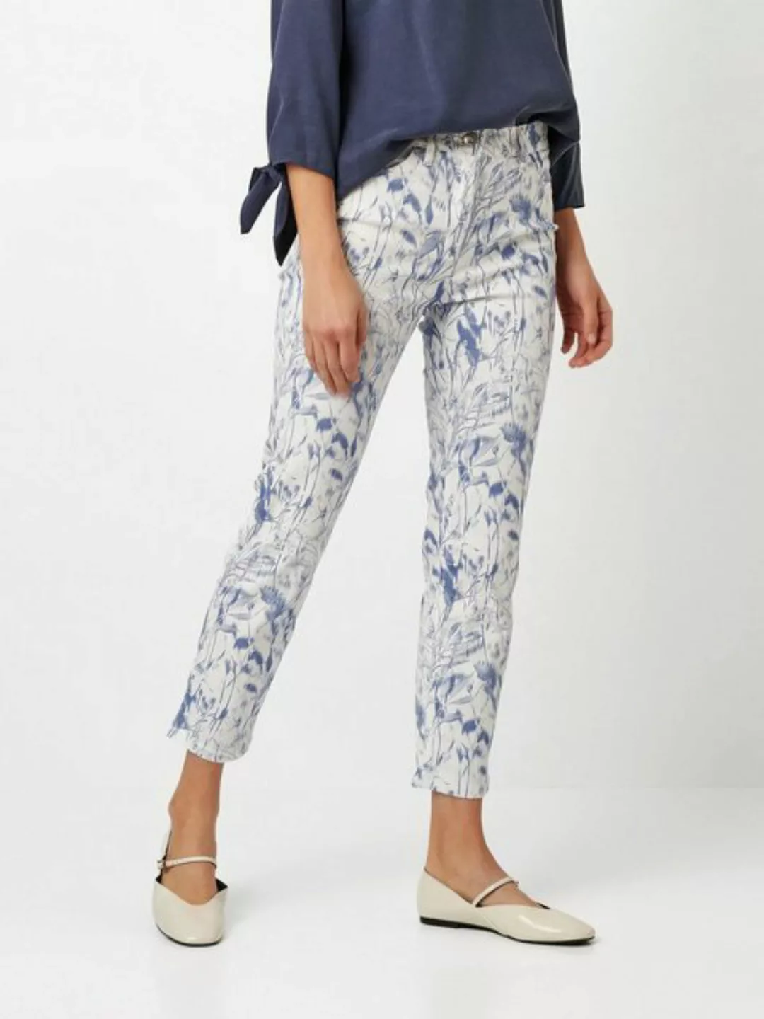 TONI 5-Pocket-Hose be loved mit Flowerprint günstig online kaufen