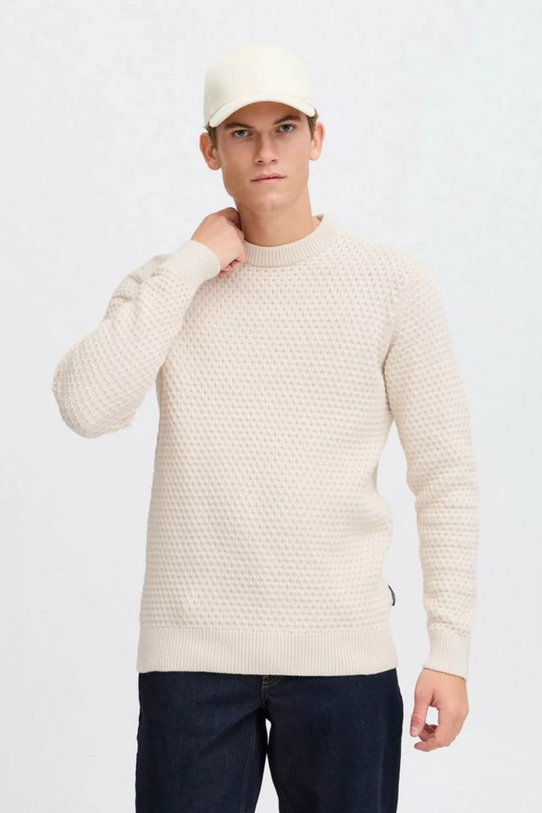 Casual Friday Strickpullover CFKARL structured crew neck knit modischer Pul günstig online kaufen