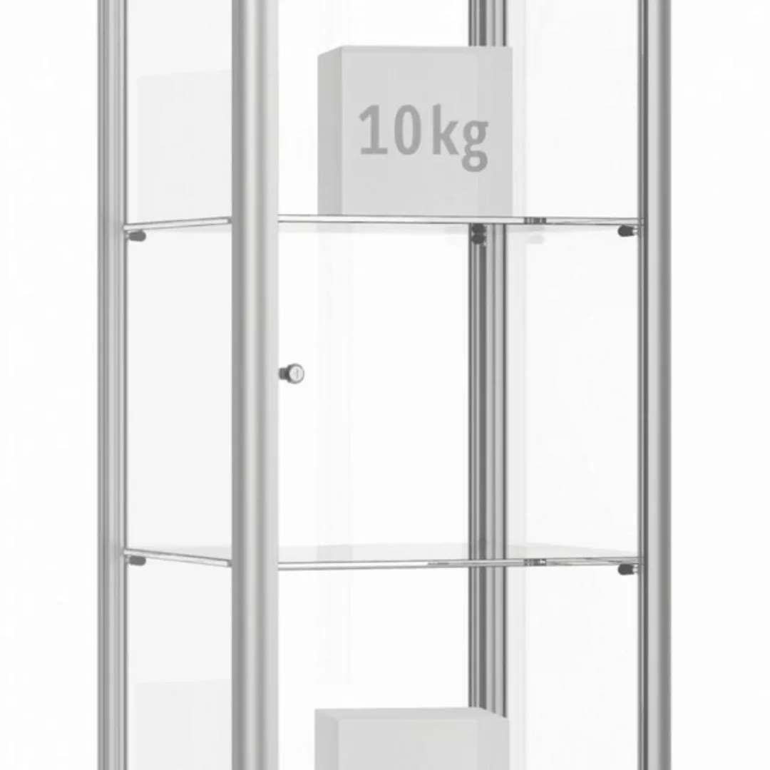 Dreifke Vitrine Vitrine Factory 100 - (HxBxT) 2000x500x500 mm günstig online kaufen