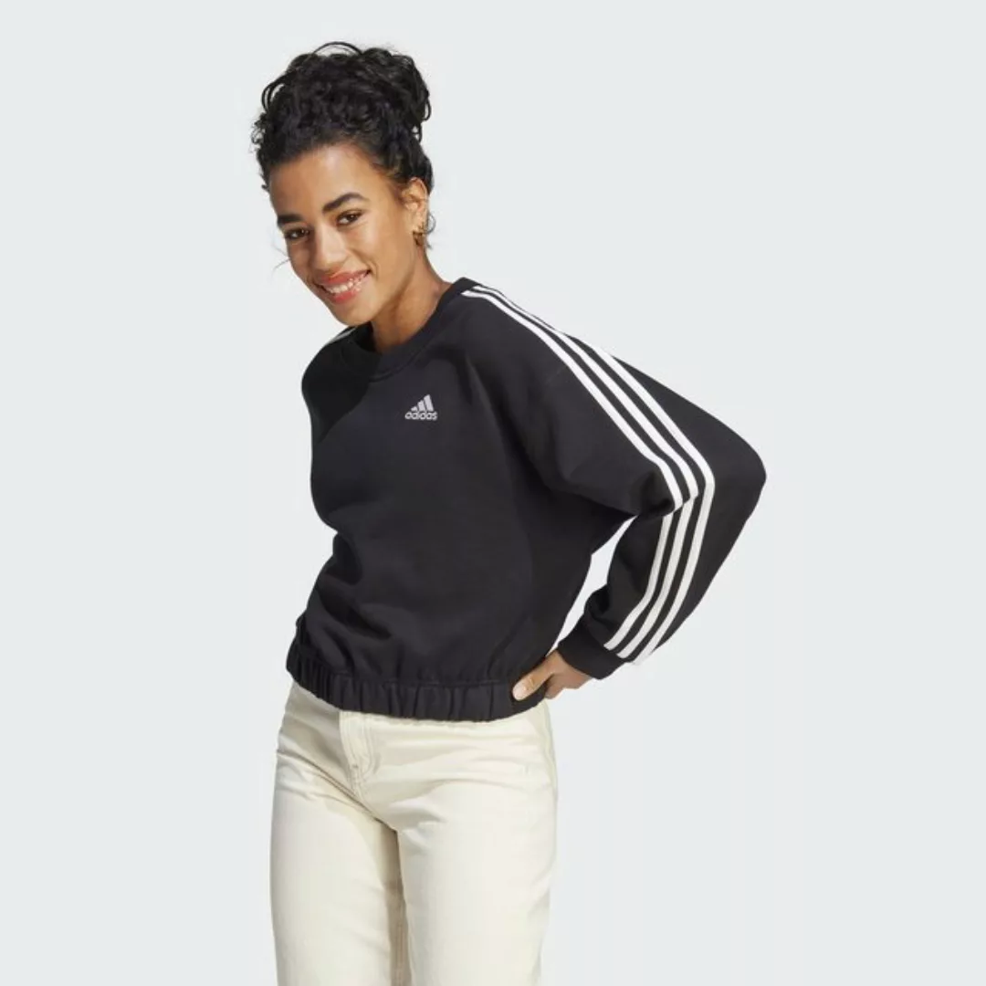 adidas Sportswear Sweatshirt ESSENTIALS 3-STREIFEN CROP SWEATSHIRT günstig online kaufen