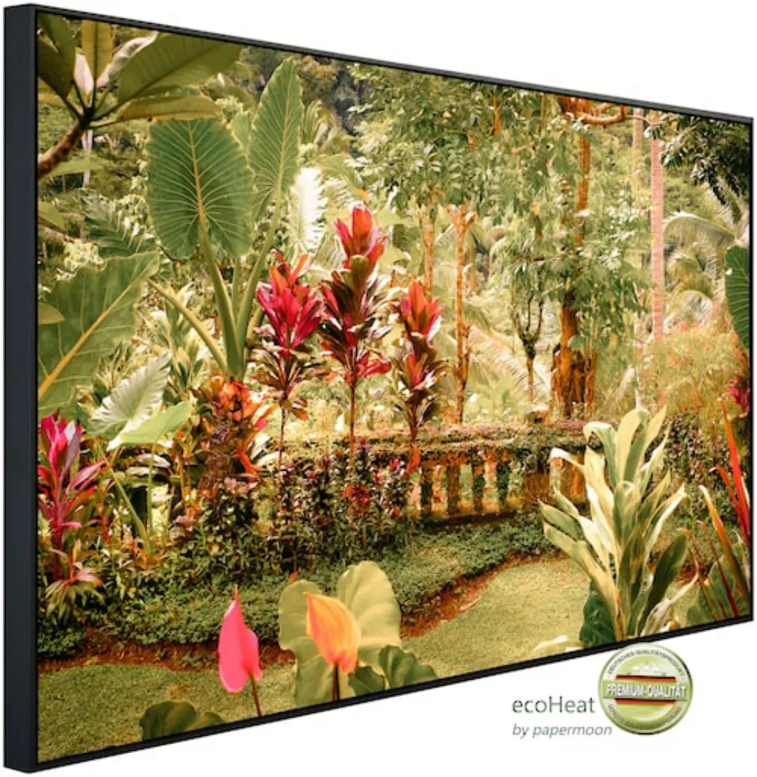 Papermoon Infrarotheizung »Fantasie tropischer Garten«, sehr angenehme Stra günstig online kaufen
