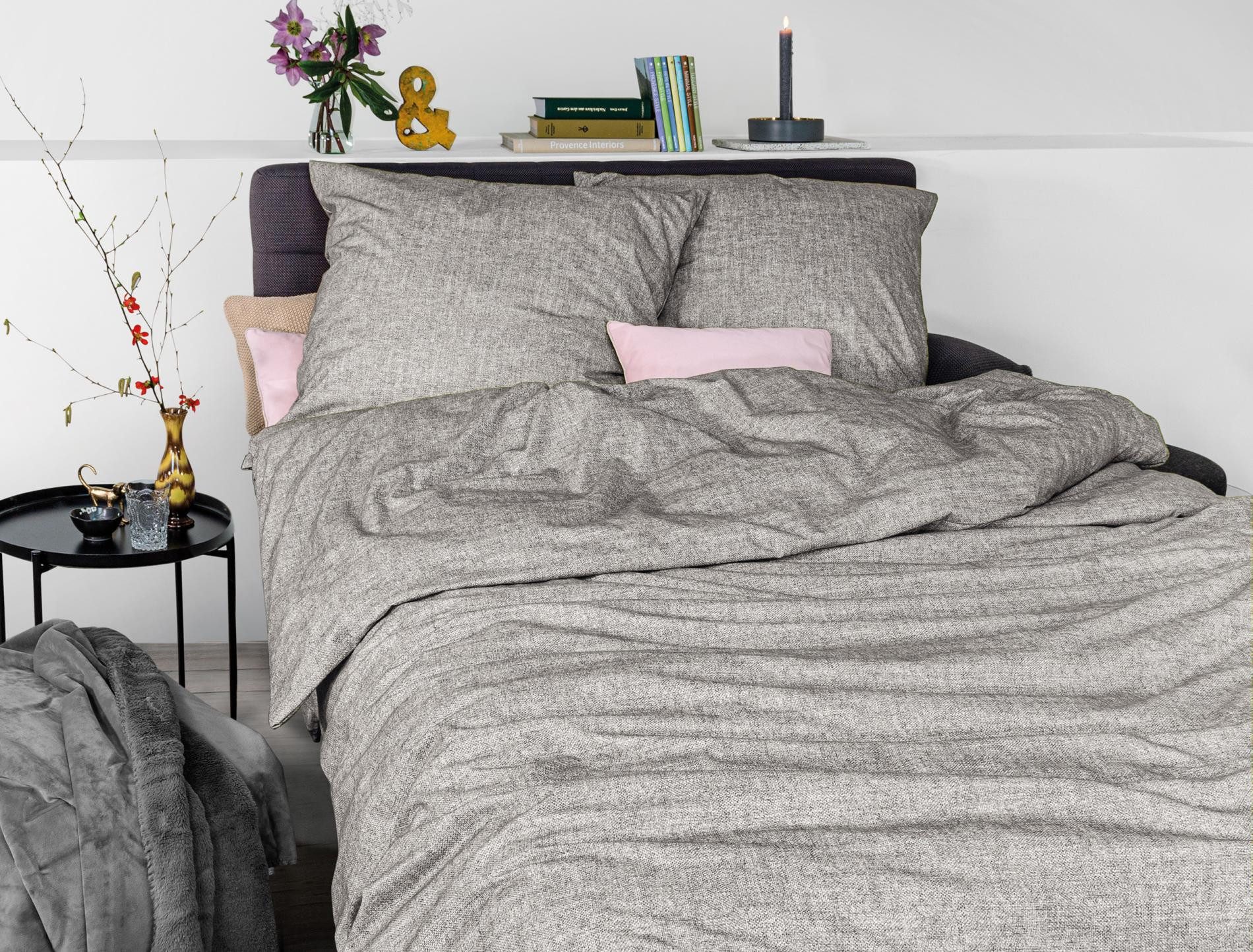 Irisette Bettwäsche Mink 8835, Biber, 2 günstig online kaufen