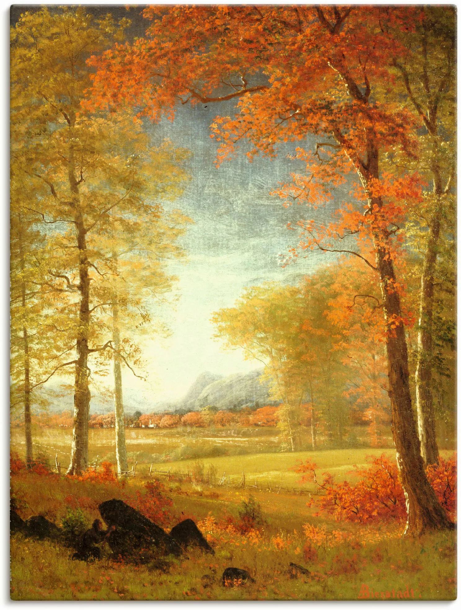 Artland Wandbild "Herbst in Oneida County, New York.", Felder, (1 St.) günstig online kaufen