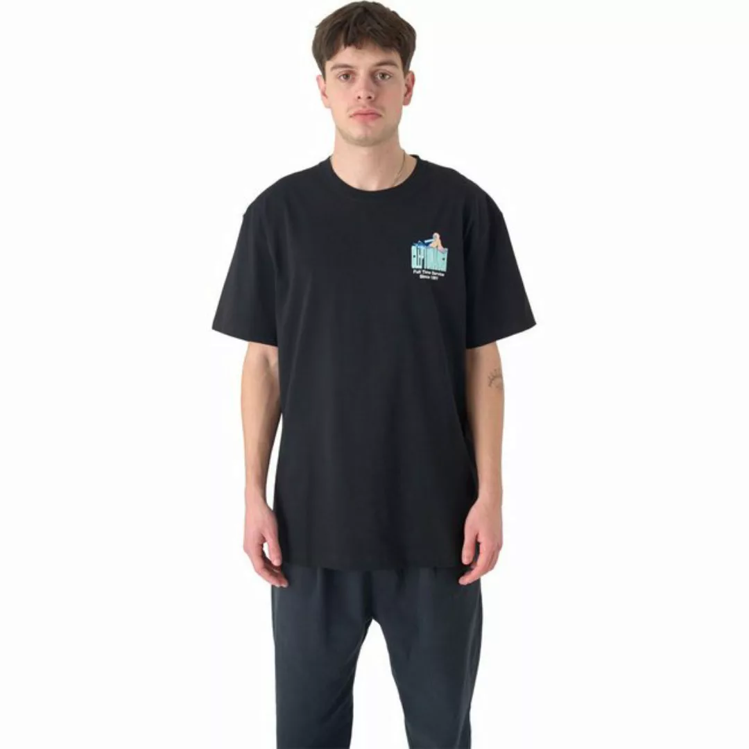 Cleptomanicx T-Shirt Full Time Service mit coolem Front- und Rückenprint günstig online kaufen
